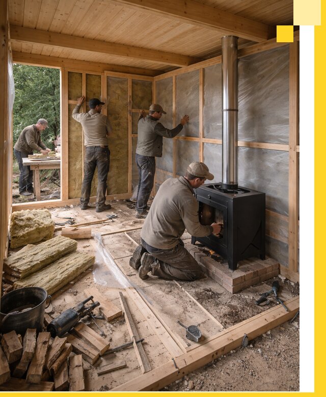 Профессиональный монтаж бань под ключ в Ступине для дома