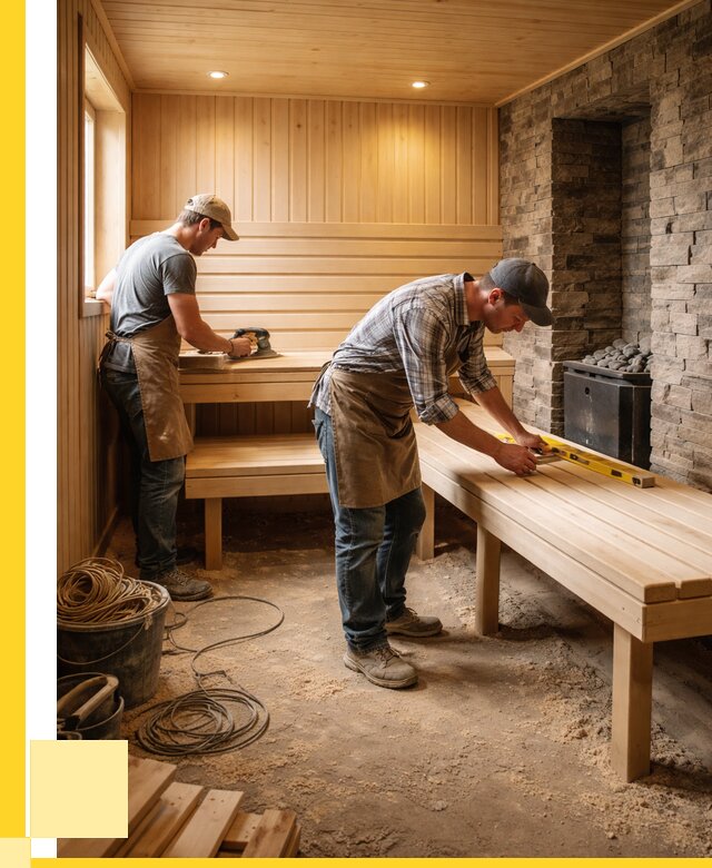 Отделка бани в Ступине: внутренняя отделка от 3118 р. | ЭриданСтп