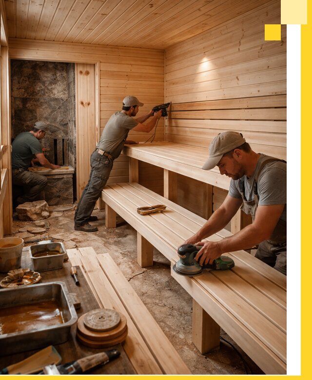 Профессиональная отделка бань в Ступине под ключ, с гарантией