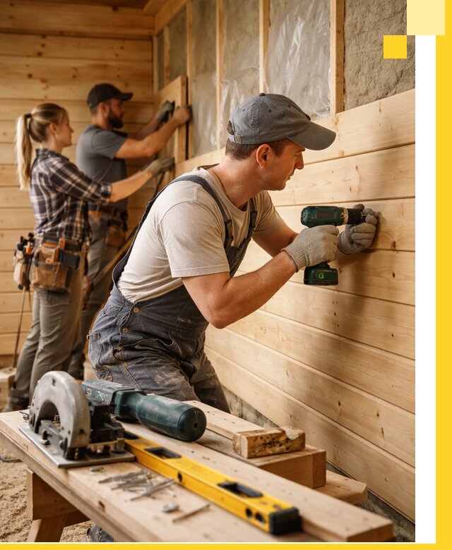 Обшивка бань под ключ в Ступине: отделка стен и потолков