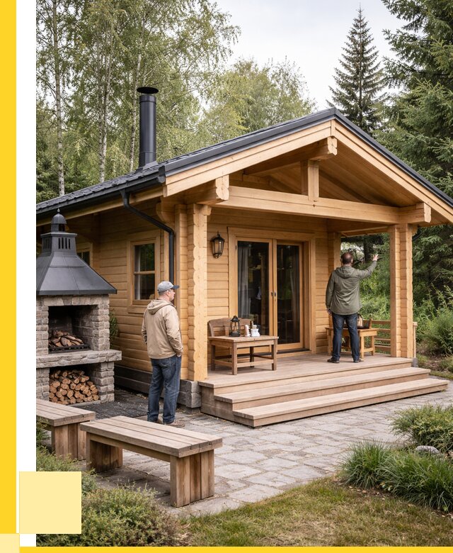 Деревянные бани под ключ в Ступине от 467730 р. | ЭриданСтп