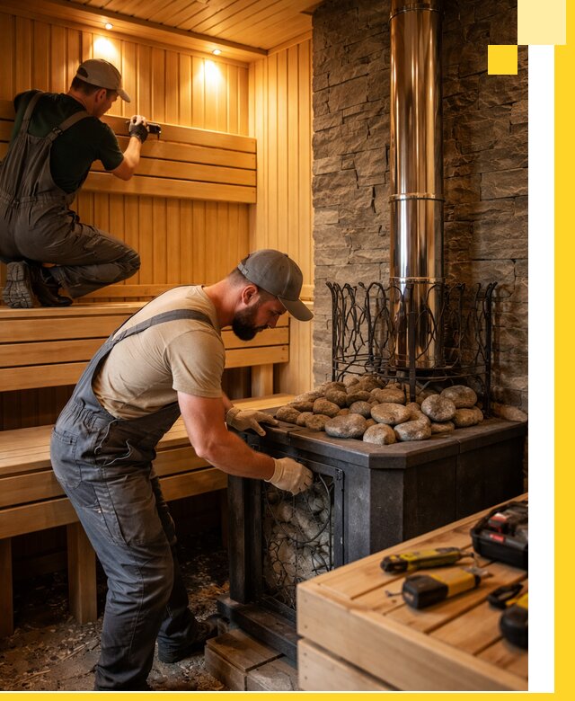 Комплексный дизайн бань, саун и зон отдыха в Ступине