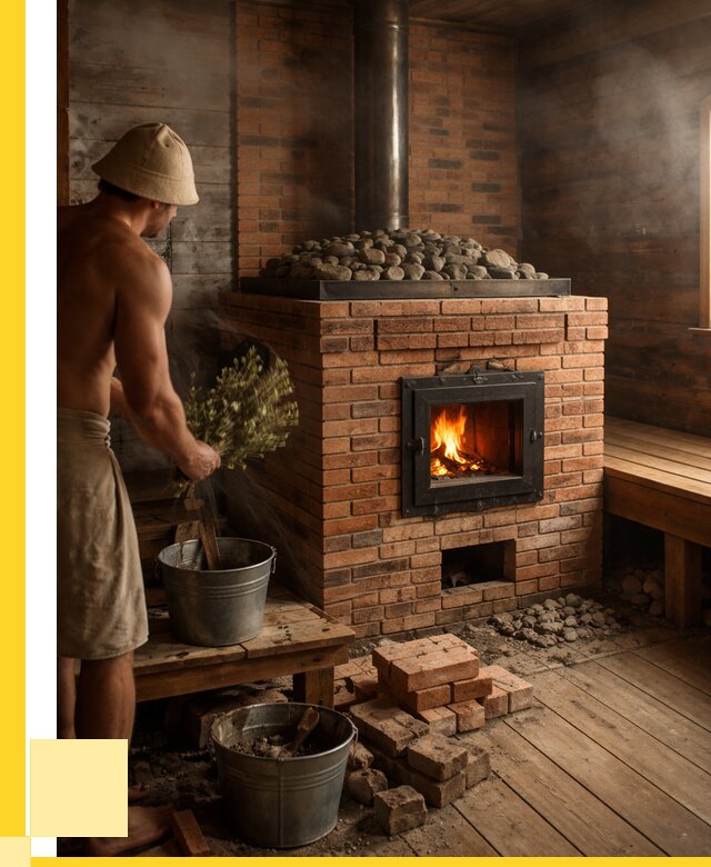 Кирпичные банные печи в Ступине от 93546 р. | ЭриданСтп