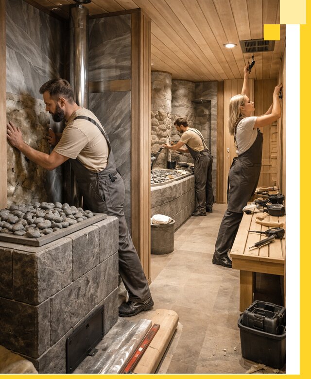 Строительство бань и SPA процедур в Ступине под ключ и отделкой