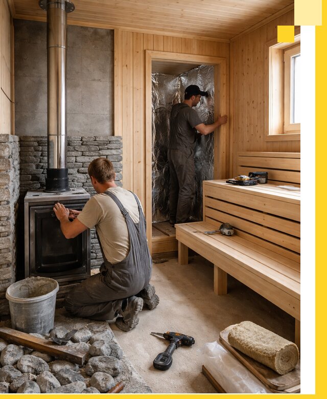 Строительство и изготовление бань под ключ в Ступине