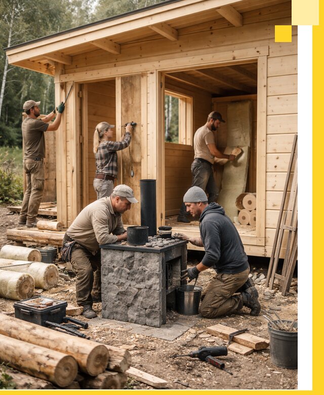 Купить баню под ключ в Ступине строительство монтаж отделка