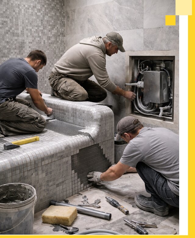 Проекты хамамов под ключ в Ступине и дизайн и строительство