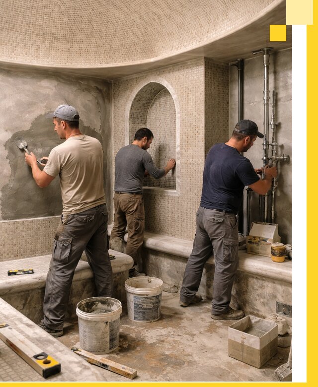 Профессиональный монтаж хамамов под ключ в Ступине с гарантией