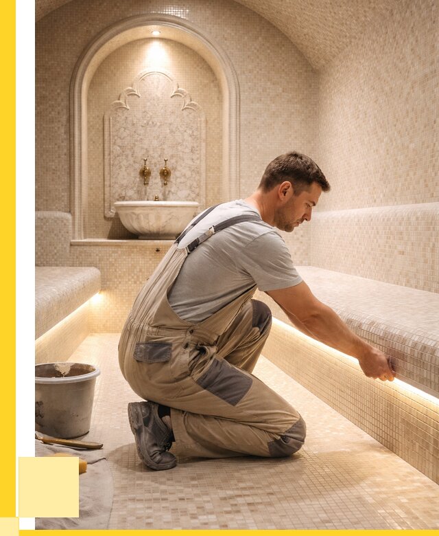 Отделка хамамов под ключ в Ступине от 5717 р. | ЭриданСтп