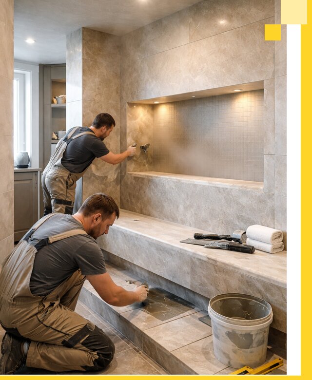 Профессиональное строительство хамама в квартире в Ступине