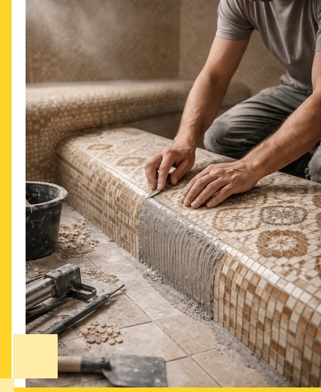 Плитка для хамама под ключ в Ступине от 3638 р. | ЭриданСтп